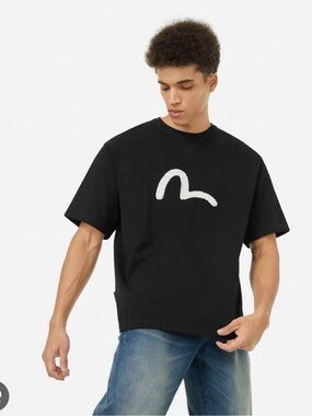 Evisu seagull print tshirt